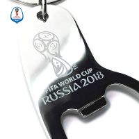WORLD CUP 2018世界杯开瓶器钥匙圈 银色