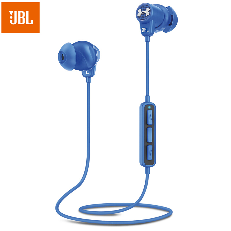 JBL Under Armour 1.5升级版安德玛 无线蓝牙运动耳机 入耳式线控 手机耳机/耳麦 蓝色