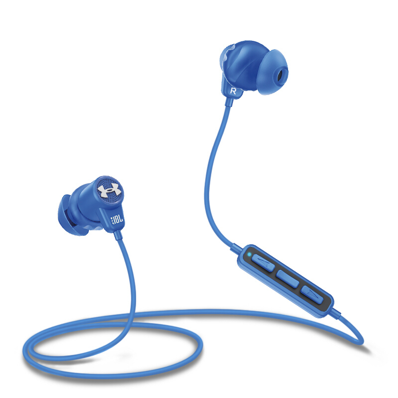 JBL Under Armour 1.5升级版安德玛 无线蓝牙运动耳机 入耳式线控 手机耳机/耳麦 蓝色