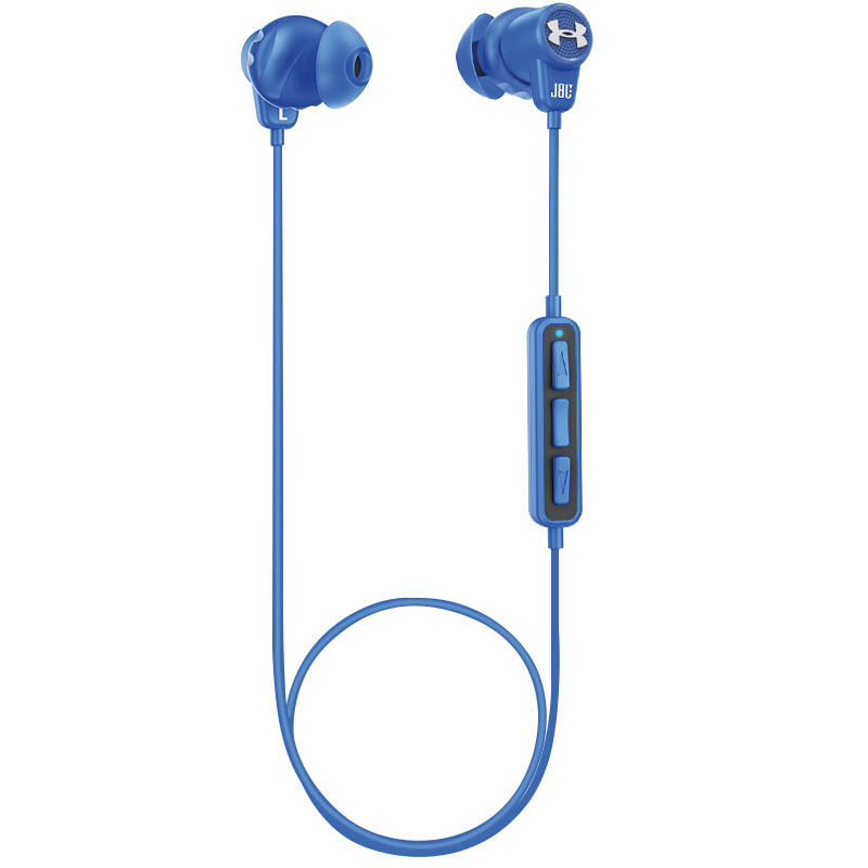 JBL Under Armour 1.5升级版安德玛 无线蓝牙运动耳机 入耳式线控 手机耳机/耳麦 蓝色