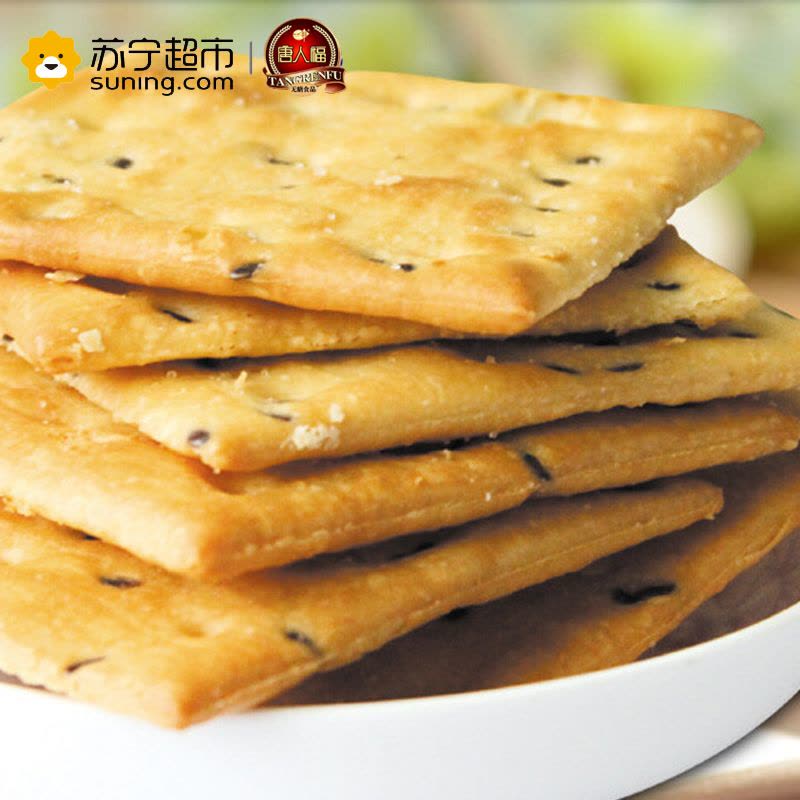 唐人福无添蔗糖健康零食饼干非油炸低热量休闲食品125g图片