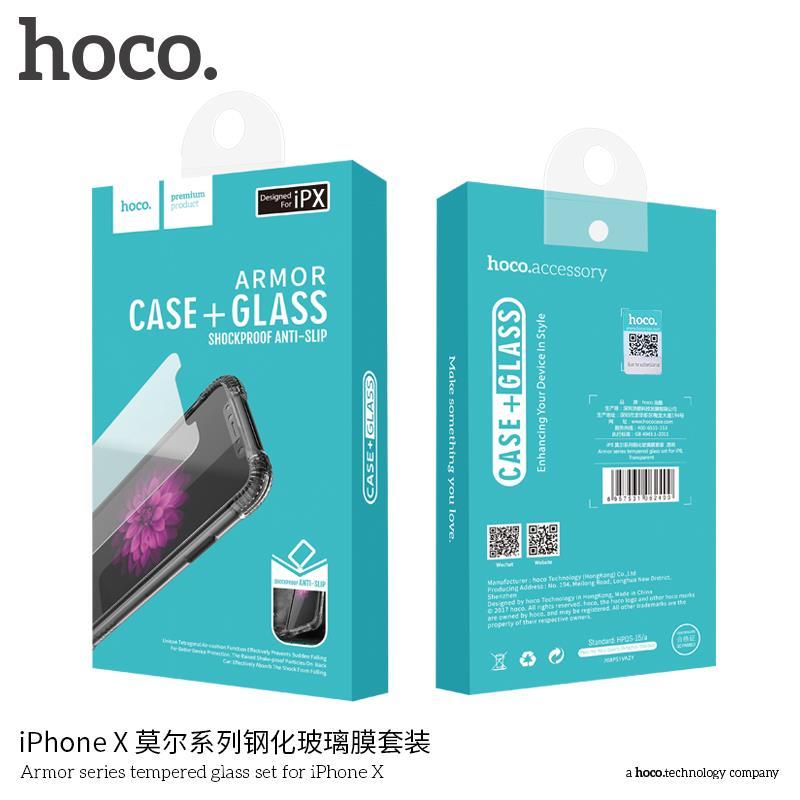 iPhoneX莫尔系列钢化玻璃膜套装图片