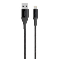 Lightning 1.2米 凯芙拉金属编织线缆,黑色