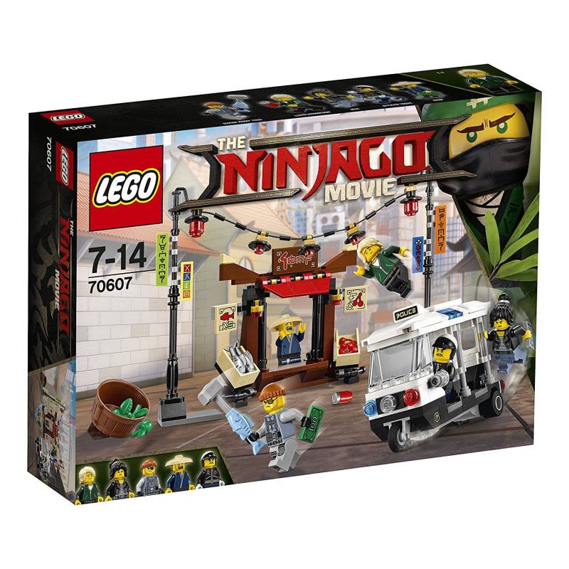 乐高(LEGO)Ninjago 幻影忍者系列 幻影忍者城市追逐战 70607 7-14岁 儿童积木塑料玩具 200块以上图片