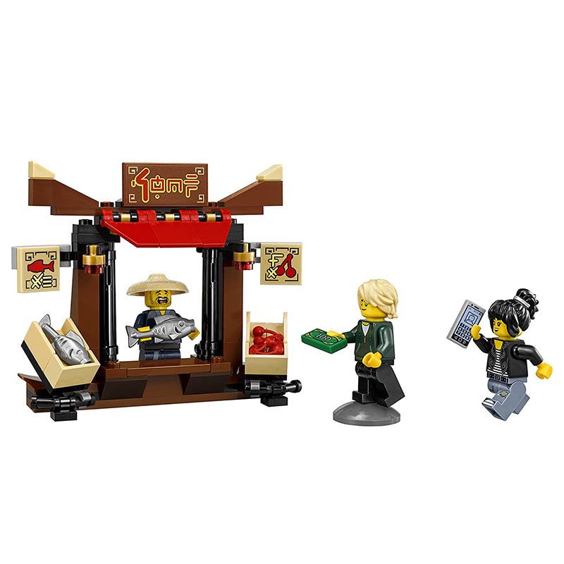 乐高(LEGO)Ninjago 幻影忍者系列 幻影忍者城市追逐战 70607 7-14岁 儿童积木塑料玩具 200块以上图片