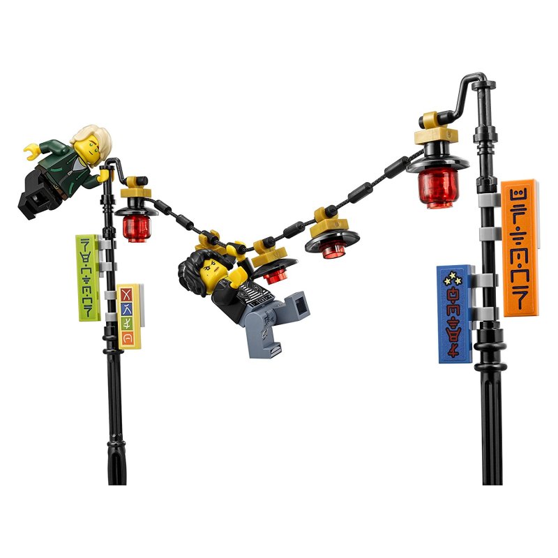 乐高(LEGO)Ninjago 幻影忍者系列 幻影忍者城市追逐战 70607 7-14岁 儿童积木塑料玩具 200块以上
