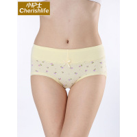 小护士内裤 女士 棉质中高腰平角裤 精梳棉中老年三角内裤MAN018