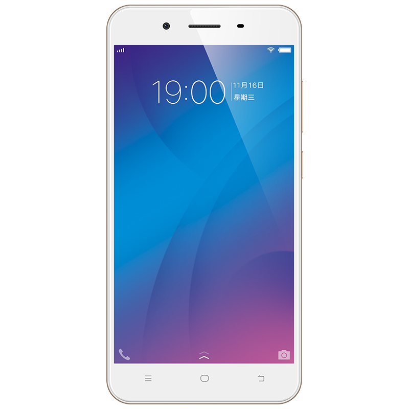vivo Y66i 3GB+32GB 金色 移动联通电信4G手机高清大图