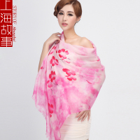 300支手绘羊绒围巾