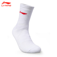 李宁（LI-NING）CBA赞助李宁袜 高帮中筒加厚毛巾底篮球袜 运动袜 男