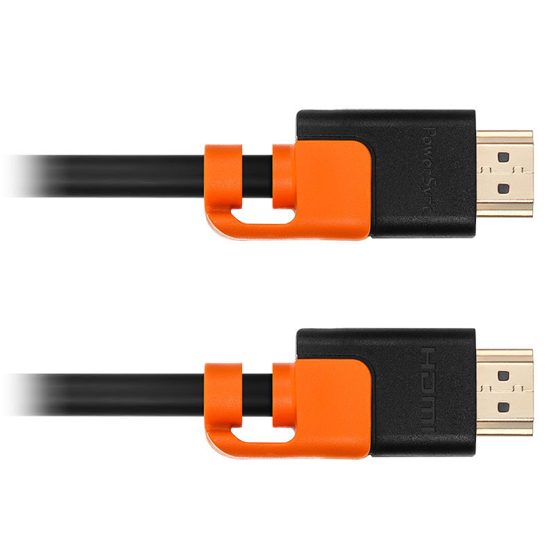 包尔星克PowerSync/H2GAR0010系列 HDMI高清视频线 3D高清2.0版抗摇摆耐折弯电脑连接电视线双色
