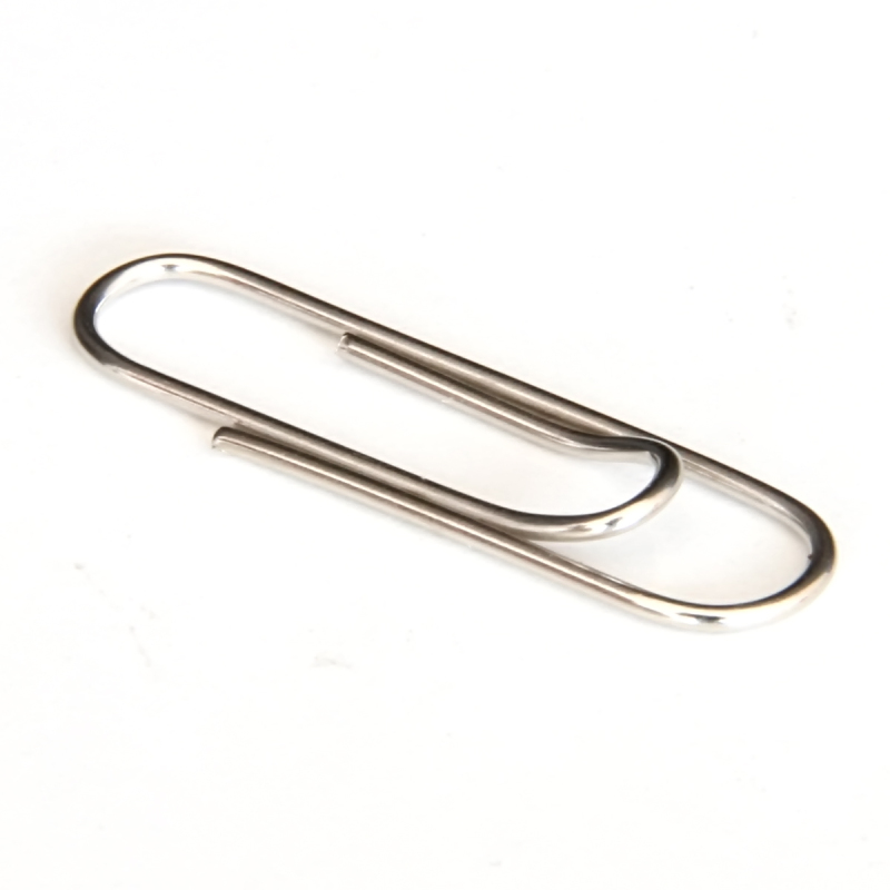 得力(Deli)0018回形针/曲别针 得力文具 办公文具装订用品回形针 29mm 100枚/盒