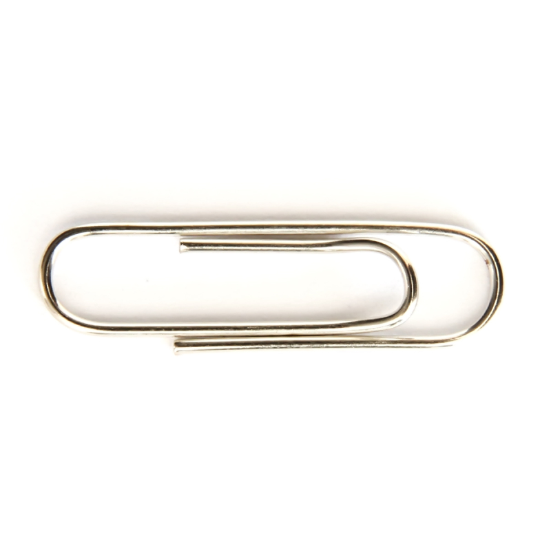 得力(Deli)0018回形针/曲别针 得力文具 办公文具装订用品回形针 29mm 100枚/盒