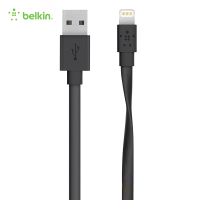 1.2米扁平 Lightning转 USB 线缆, 黑色