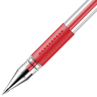 得力 6600ES 0.5mm中性笔 经典办公中性笔/水笔/签字笔 12支/盒 红色