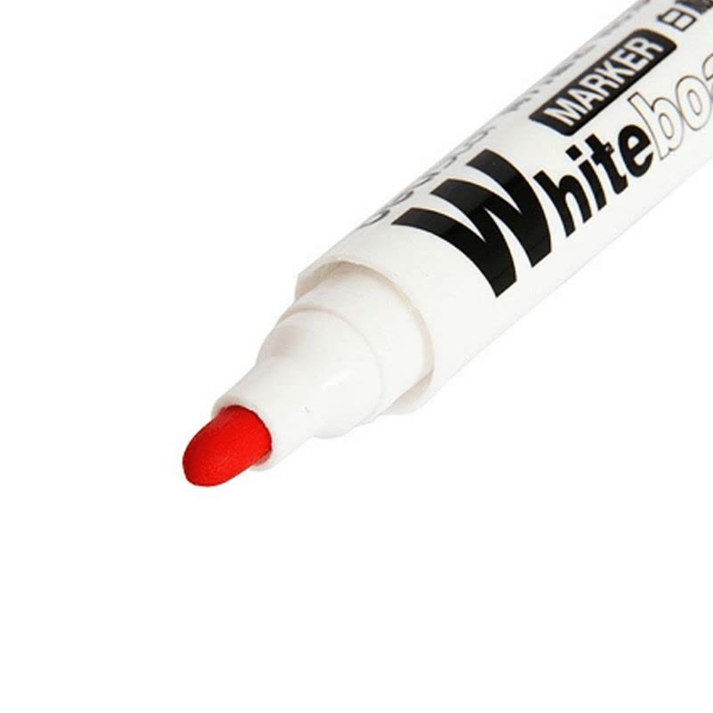 得力 6801 思达白板笔 思达 白板笔 酒精性 水性白黑板笔 2.0mm 红色(10支/盒)图片
