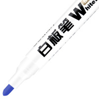 得力 6801 思达白板笔 思达 白板笔 酒精性 水性白黑板笔 2.0mm 蓝色(10支/盒)