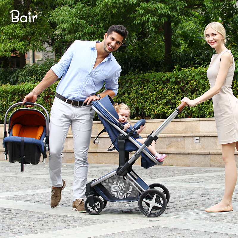 Bair(蓓尔)贝尔高景观婴儿推车 儿童推车 可折叠可坐可躺 双向避震高清大图
