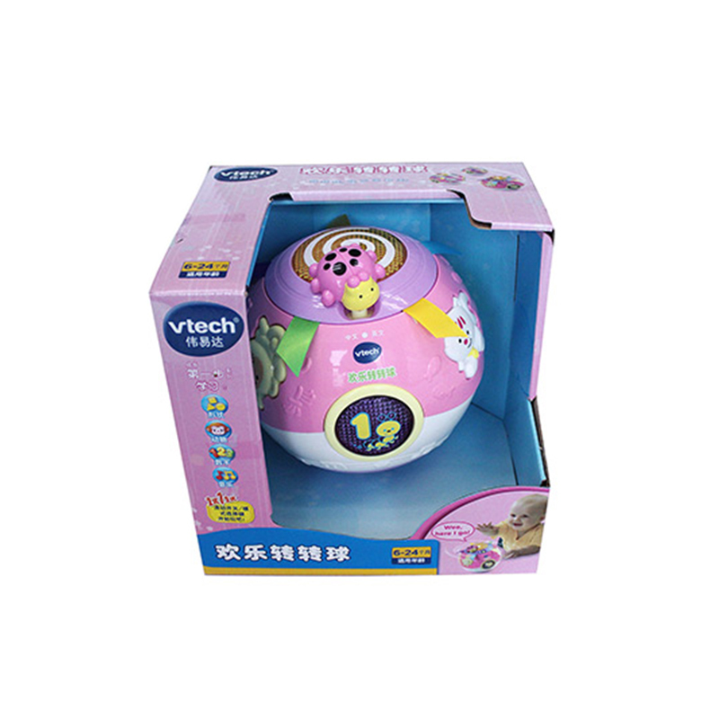 [苏宁自营]伟易达(Vtech)欢乐转转球-粉色 婴幼儿宝宝学数字学爬行声光早教益智玩具