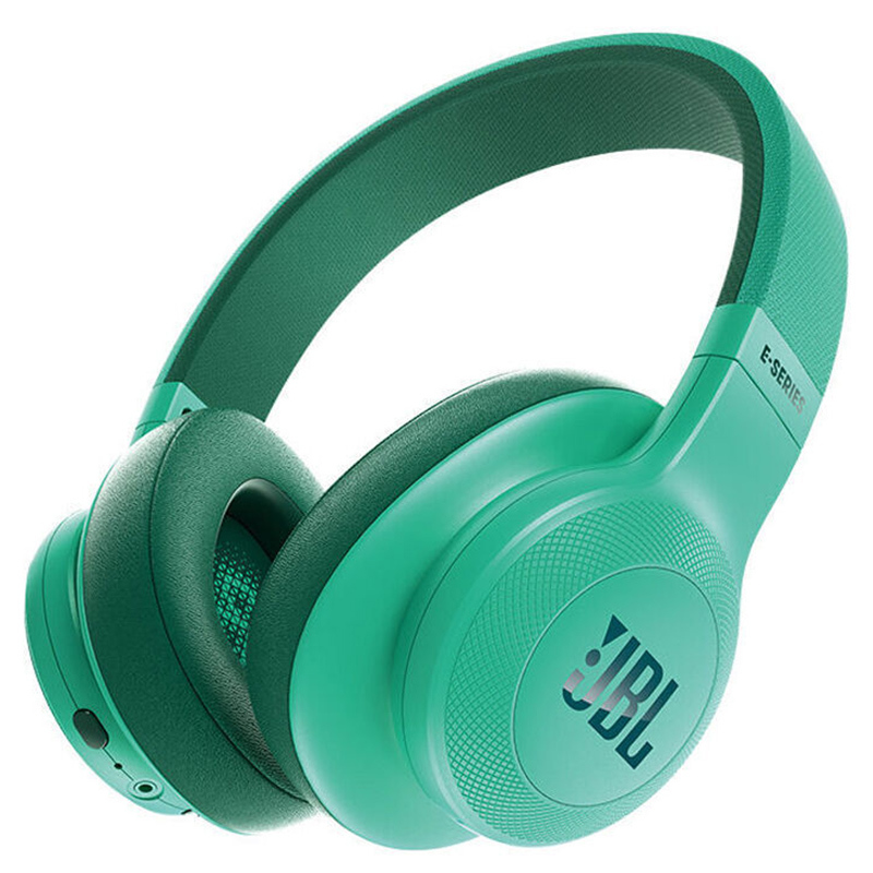 JBL E55BT 可折叠头戴式蓝牙耳机 支持音乐分享功能 绿色