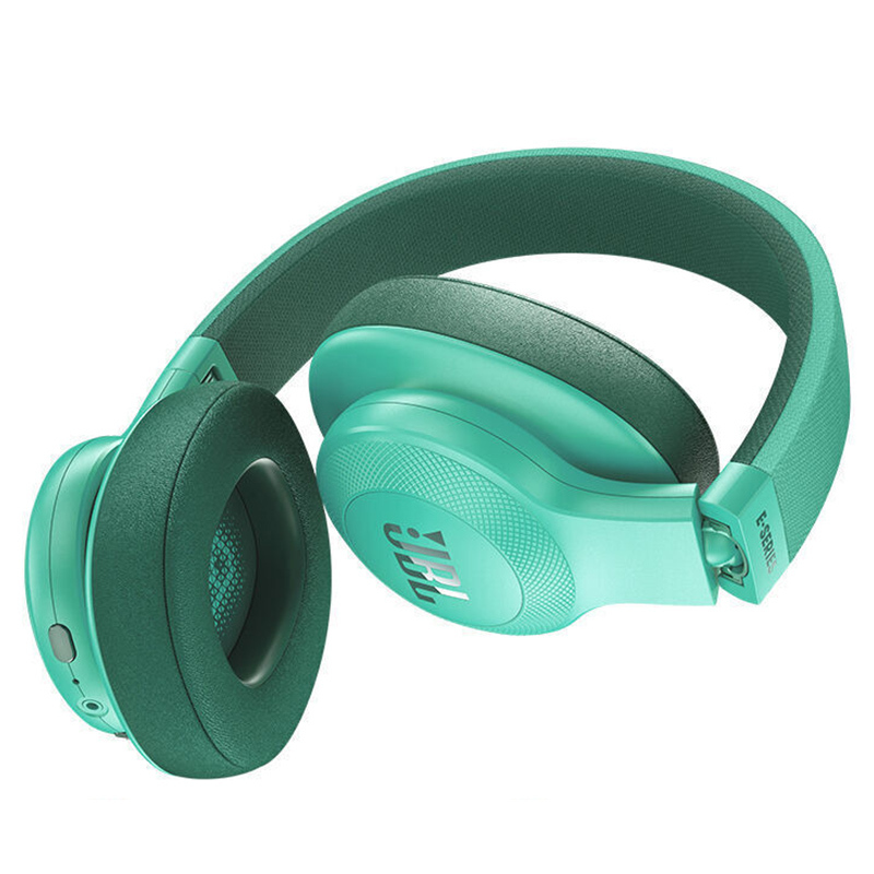 JBL E55BT 可折叠头戴式蓝牙耳机 支持音乐分享功能 绿色