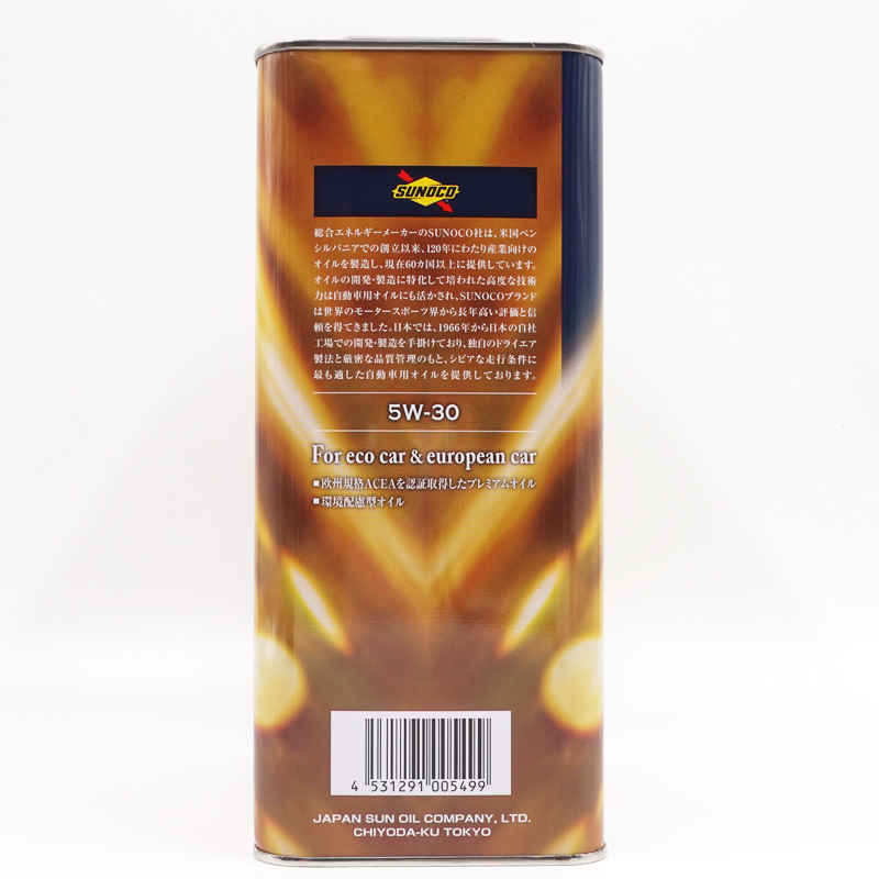 太阳SUNOCO 5W30 4L 全合成机油 原装进口