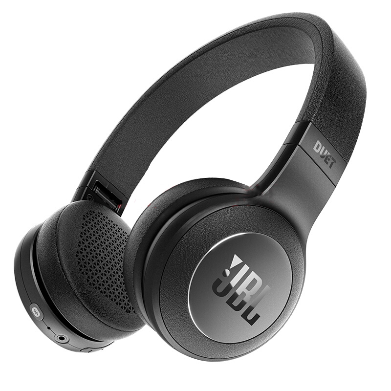 JBL Duet BT Wireless 蓝牙耳机头戴式 无线耳机/耳麦 黑色高清大图