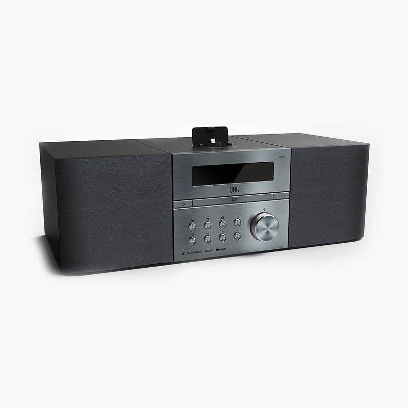 JBL MS512无线蓝牙音箱CD组合音响 多媒体桌面HiFi高保真监听音箱 黑色图片
