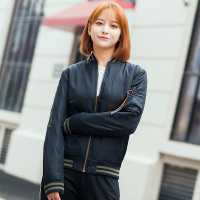 DISCOVERY EXPEDITION 户外羽绒衣 女式正反两穿保暖短款羽绒服外套FADF92160