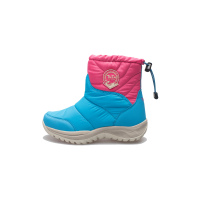 羊毛防水 女款蓝粉色雪地靴 温暖裹足