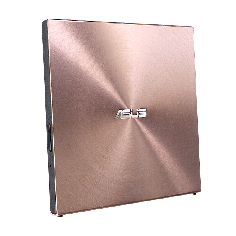 华硕(ASUS)8倍速 USB2.0 外置DVD刻录机 移动光驱 玫瑰金(兼容苹果系统/SDRW-08U5S-U)