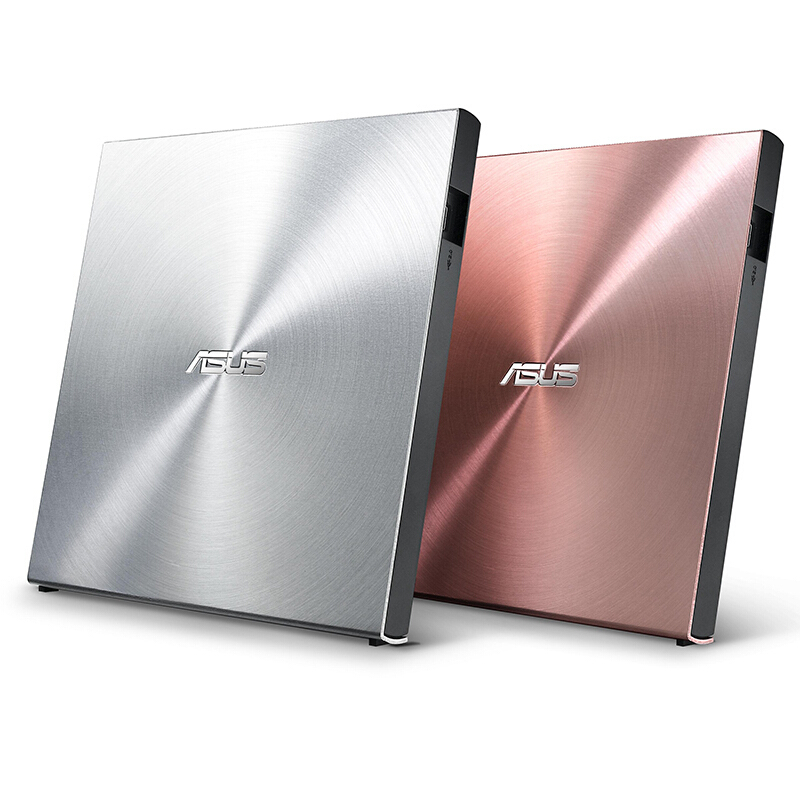 华硕(ASUS)8倍速 USB2.0 外置DVD刻录机 移动光驱 玫瑰金(兼容苹果系统/SDRW-08U5S-U)