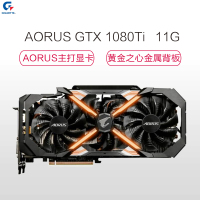 技嘉(GIGABYTE)AORUS GTX 1080Ti 11G吃鸡显卡(1569-1683MHz/11010MHz)