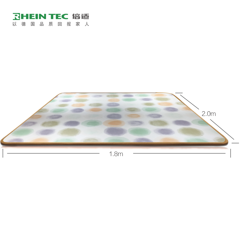 RHEIN TEC 德国倍适LG纳米抑菌暖地毯 水暖毯 电热毯 爬行垫(炫彩水晶型)