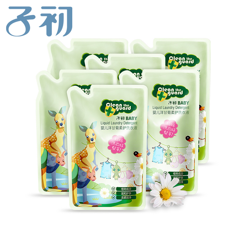 子初 婴儿洋甘菊柔护洗衣液 500ML*6