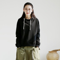 2017冬新款学院风宽松百搭纯棉套头连帽卫衣绒衣女士#md067299-03_1