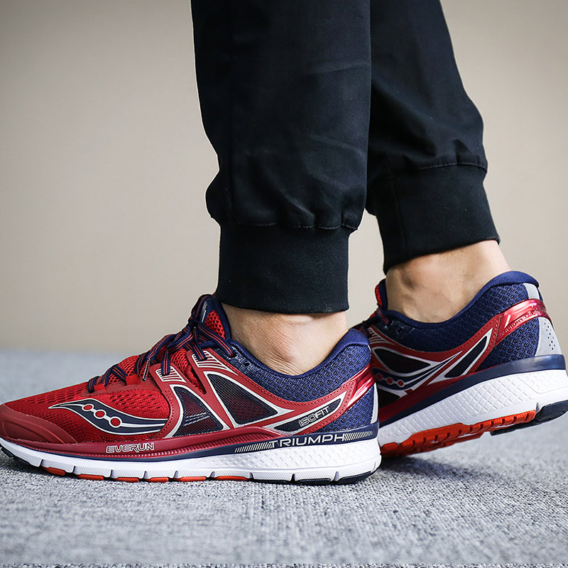 Saucony圣康尼TRIUMPH ISO 3舒适缓震跑步鞋 男S203465