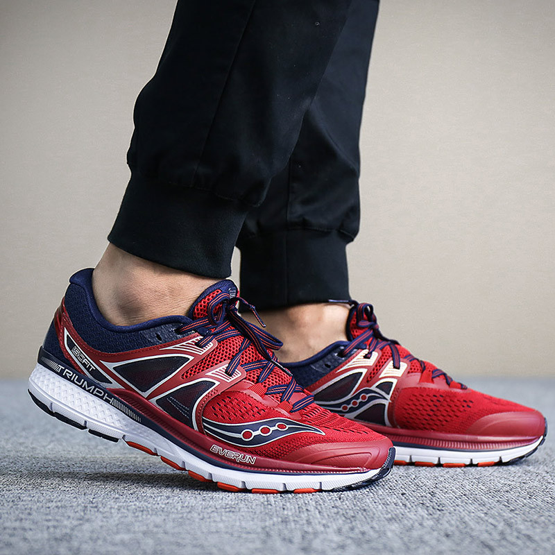 Saucony圣康尼TRIUMPH ISO 3舒适缓震跑步鞋 男S203465