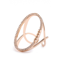 MY FLASH TRASH 椭圆镶钻戒指 RG-1107A