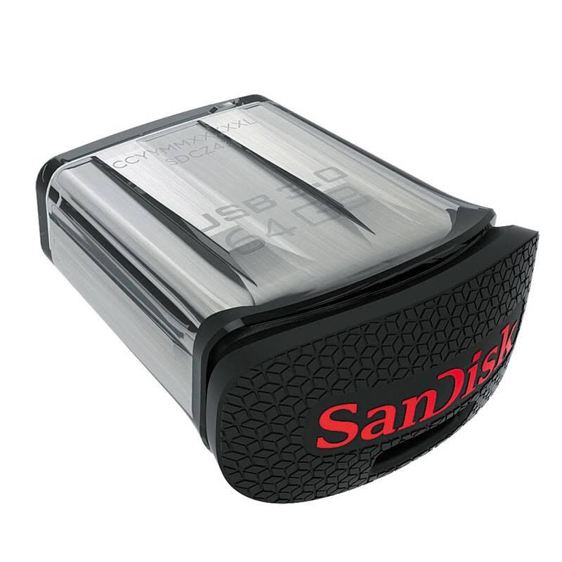 闪迪(Sandisk)64GB U盘 至尊高速酷豆 CZ43 USB3.0 读150MB/s 黑色图片