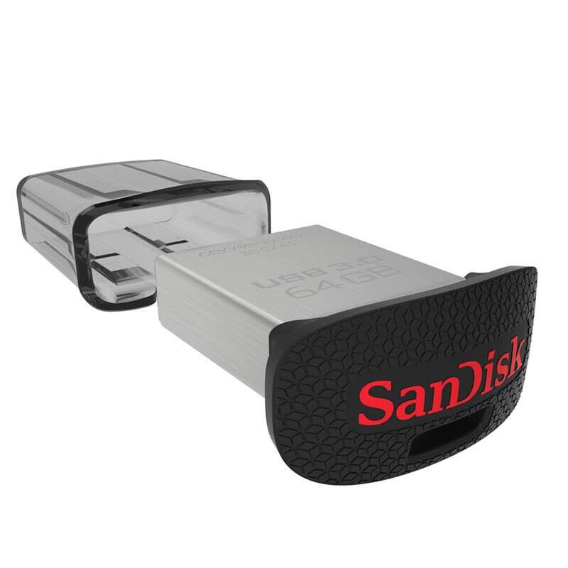 闪迪(Sandisk)64GB U盘 至尊高速酷豆 CZ43 USB3.0 读150MB/s 黑色图片