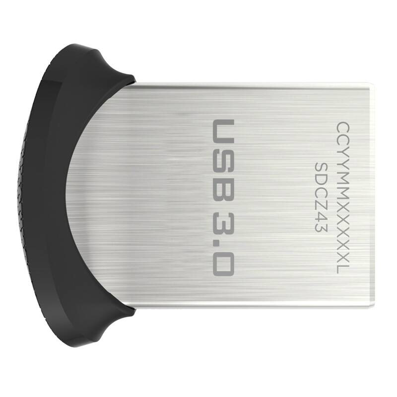 闪迪(Sandisk)128GB U盘 至尊高速酷豆 CZ43 USB3.0 读150MB/s 黑色