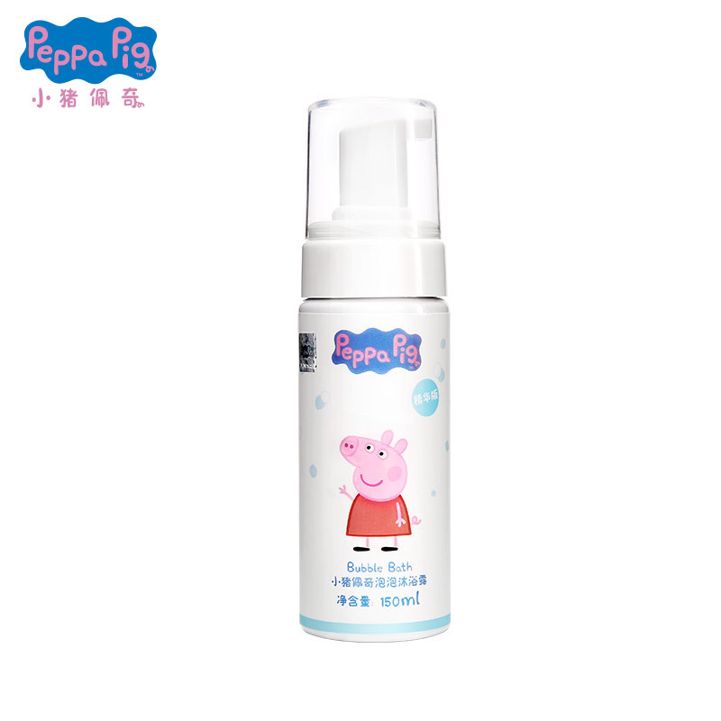 [苏宁自营] 小猪佩奇(Peppa Pig)婴幼儿泡泡沐浴露150ml 英国弱酸性配方(精华版)