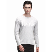 男式休闲针织长袖T恤