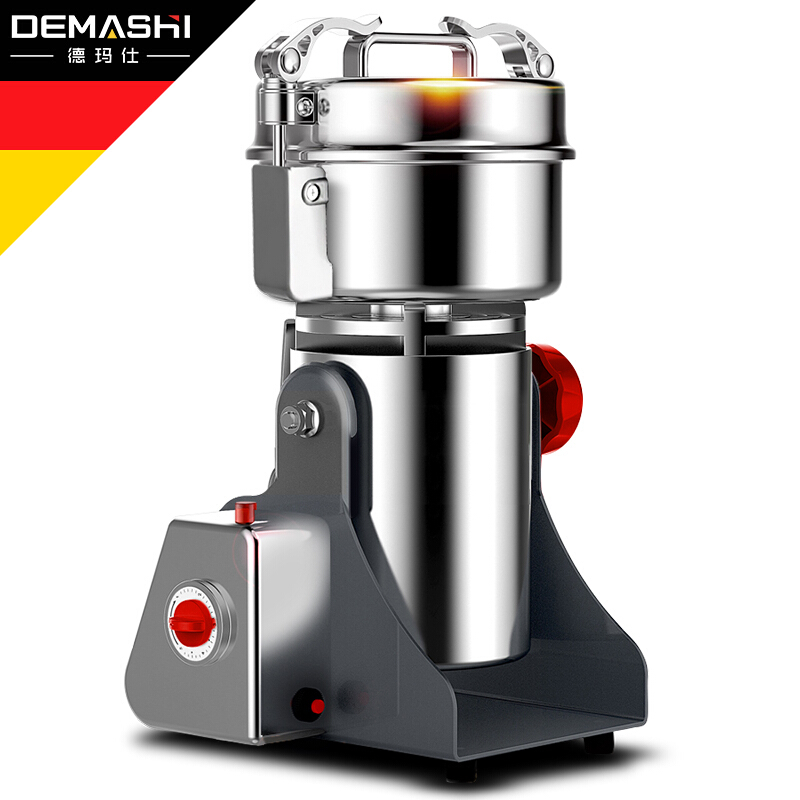 德玛仕(DEMASHI) 磨粉机粉碎机 商用中药材阿胶三七粉 五谷调味料 研磨机料理机 SY250-D(250克)高清大图