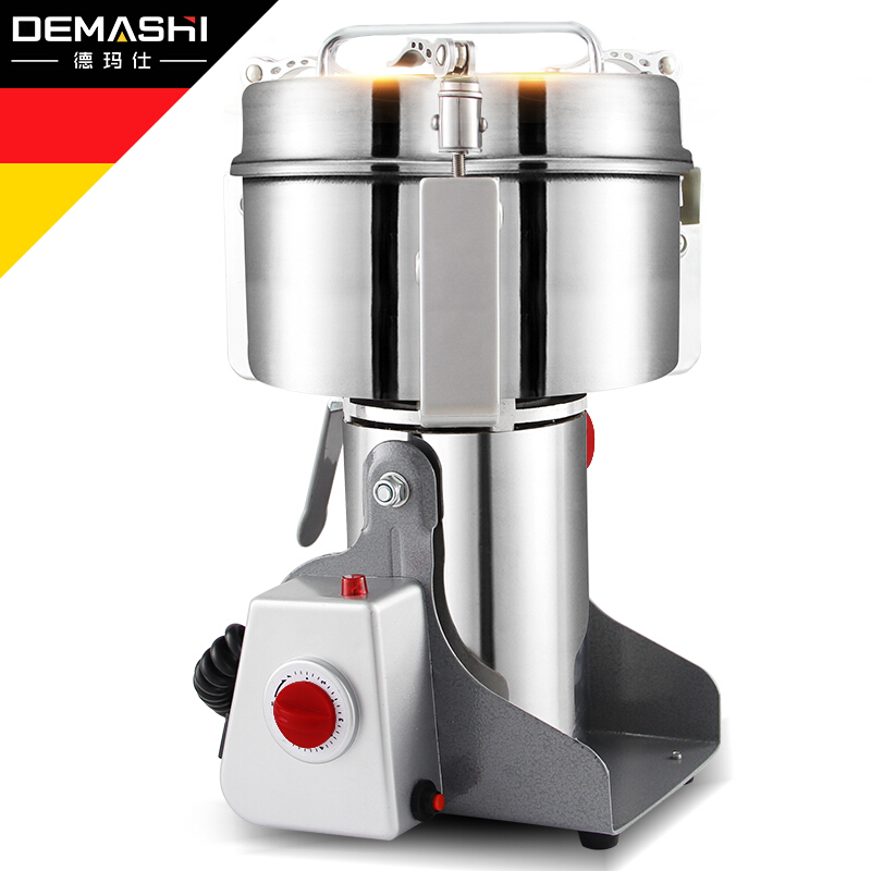 德玛仕(DEMASHI) 磨粉机粉碎机 商用中药材阿胶三七粉 五谷调味料 研磨机料理机 SY1000-D(1000克)高清大图