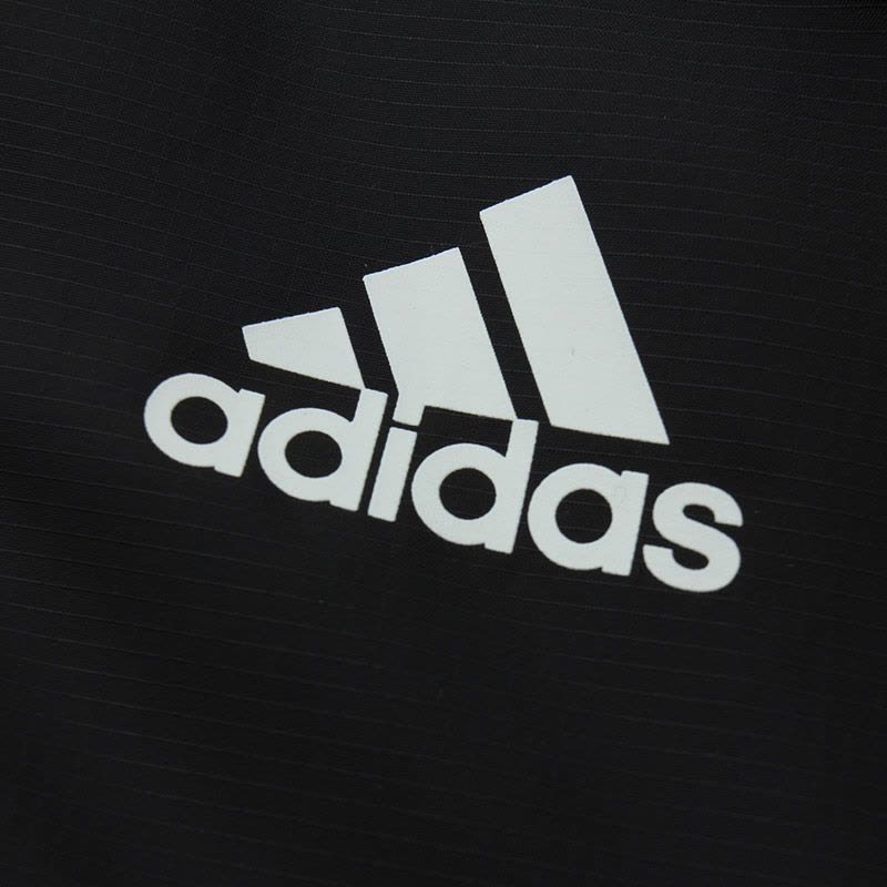 adidas 阿迪达斯 运动型格 男子 梭织运动茄克春秋季 涤纶 黑 CF4887图片
