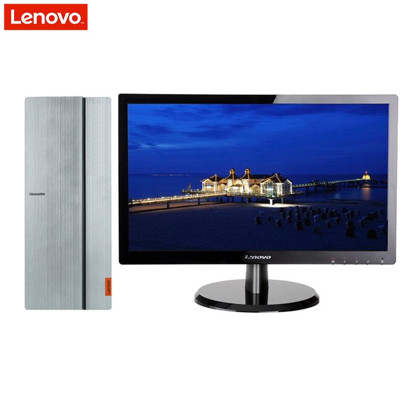 联想(Lenovo) 720-18台式电脑 23英寸显示器(I5-7400 4G 1T 集显 无光驱 WIN10)高清大图