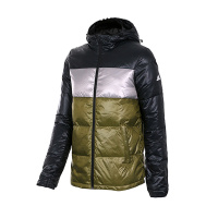 阿迪达斯男外套2017冬季新款连帽防风保暖羽绒服-AY3836