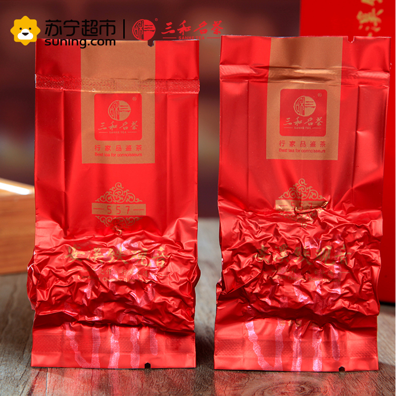[苏宁超市]三和名茶(SANHE TEA)安溪铁观音茶叶清香型557秋茶250g